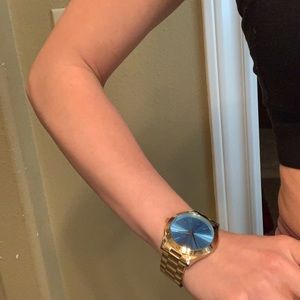Gold Michael Kors watch